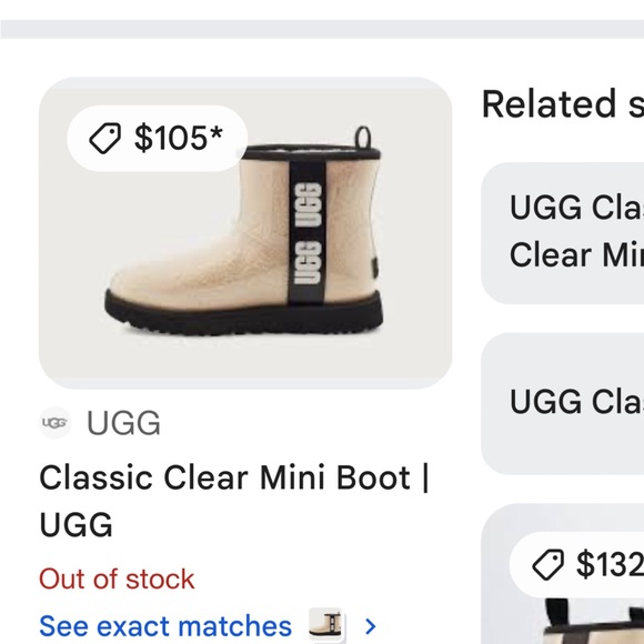 UGG | Clear Classic Mini boot - Picture 5 of 5